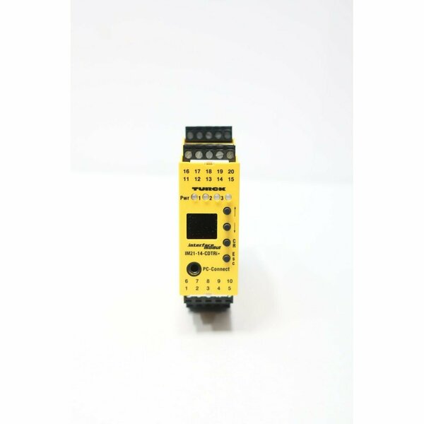 Turck ROTATION SPEED MONITOR 20-250V-AC 20-250V-DC SPEED SWITCH IM21-14-CDTRI